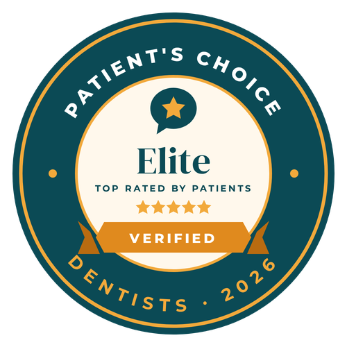 Patient's Choice Dentists Elite 2026 badge